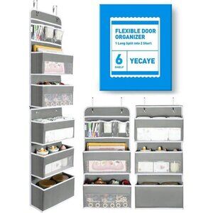 Over The Door Organizer 6 Tier Hanging Storage Baby Closet Bathroom Pantry